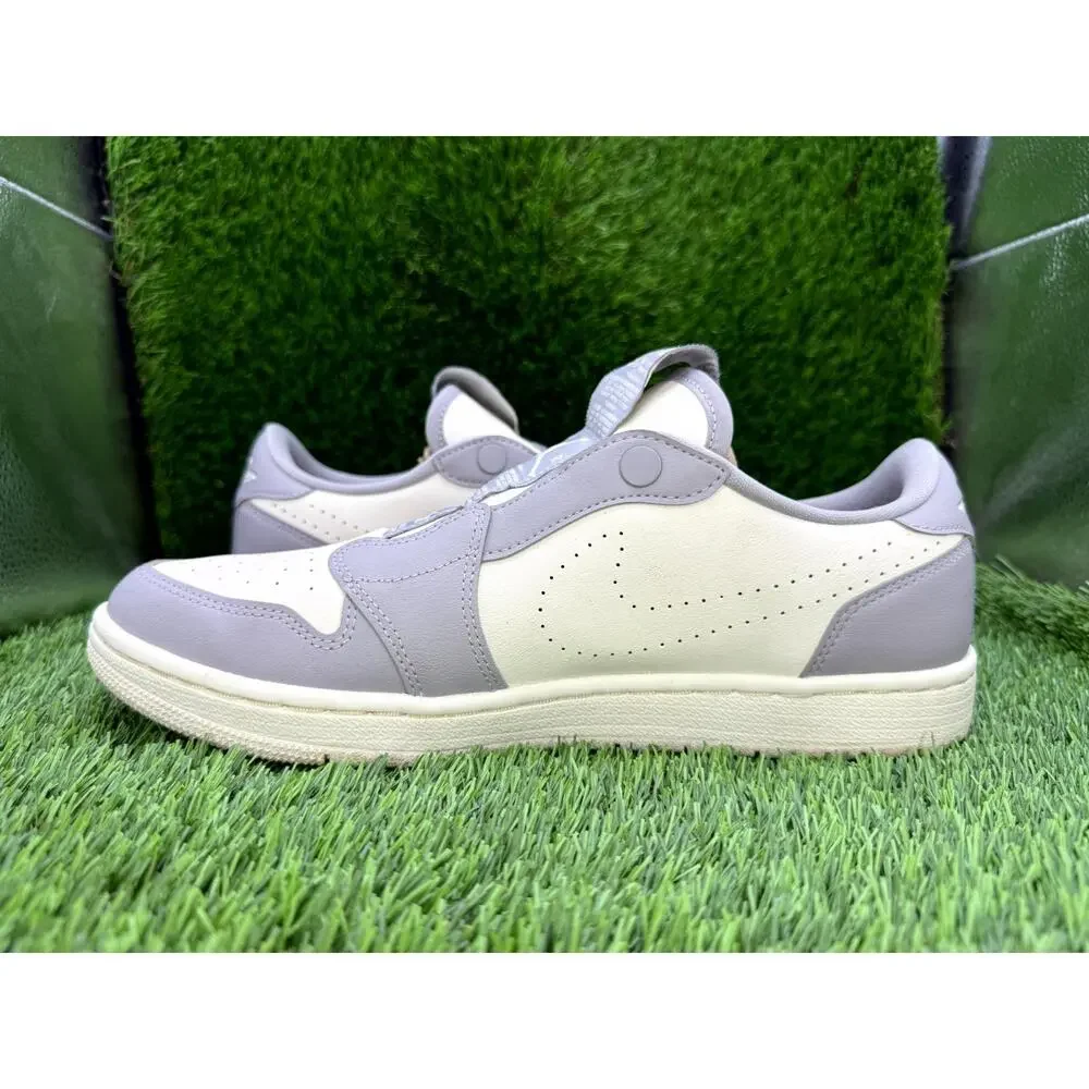 Nike Air Jordan 1 Retro Low AV3918-005 Athletic Sneaker Womens 11 White Leather